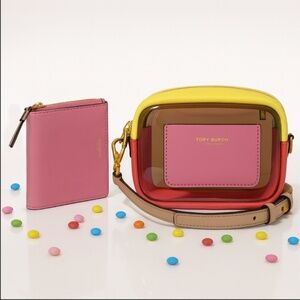 Tory Burch Perry Color Block Mini Crossbody Bag + Mini Wallet